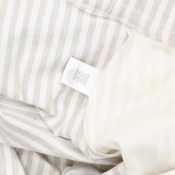 NWT Cj Banks Slimming Plus Size Ankle Perfect Pants 5501 24W Brown Ivory Stripe - Picture 6 of 7